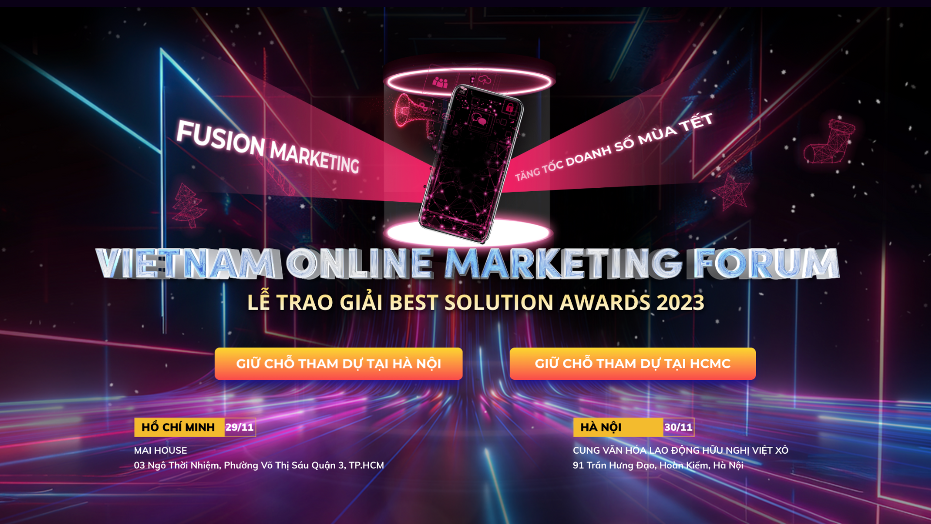 Diễn đàn tiếp thị trực tuyến 2023 - Sự kiện Marketing Online lớn nhất Việt Nam 2023